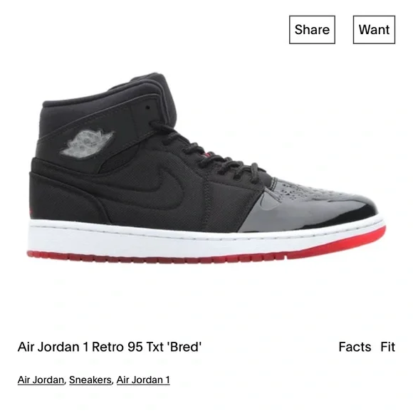 Nike Jordan 1 Retro 95 “Bred”